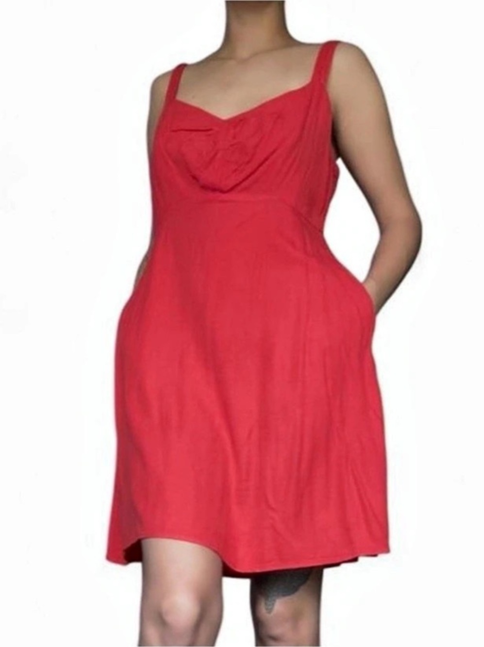 Old Navy Red Sleeveless Sweetheart Mini Dress